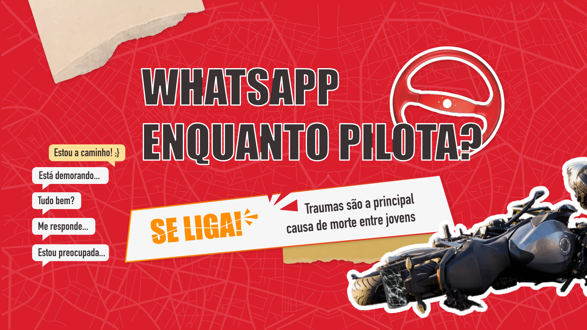 Whatsapp enquanto Pilota?